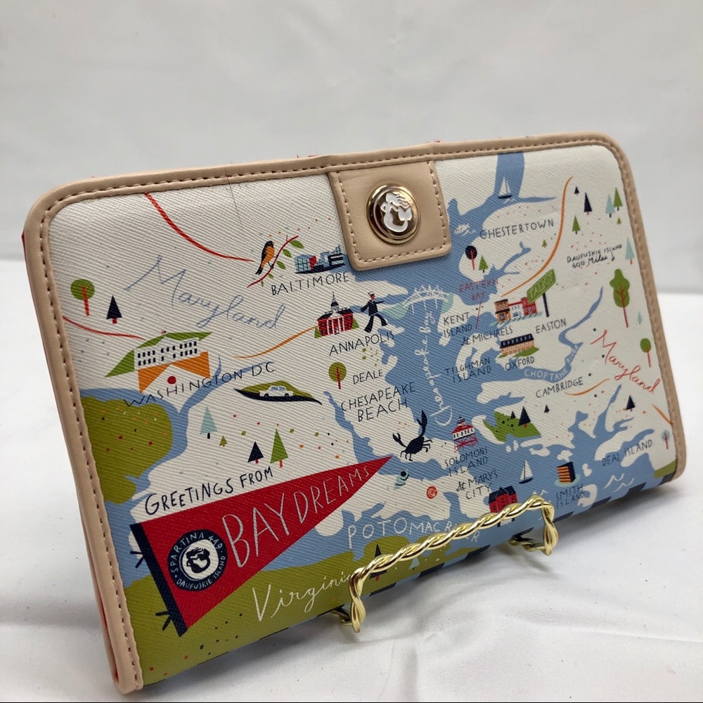 Spartina 449 Bay Dreams Snap Wallet